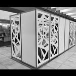 Stand en cloisons blanches ou ajourées (photo 4)