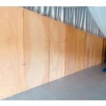 Agencement de cloisons CP recouvertes de coton gratté (photo 11)