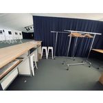 Agencement de cloisons CP recouvertes de coton gratté (photo 9)