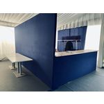 Agencement de cloisons CP recouvertes de coton gratté (photo 6)