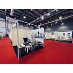 2200m² de stands modulaires blancs dans les deux halls de la halle d'Iraty à Biarritz