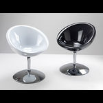 Fauteuil Oeuf Blanc ou Noir (photo 3)