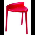 Tabouret Bas Happy gris ou rouge