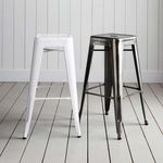 Tabouret Tolix Blanc (photo 2)
