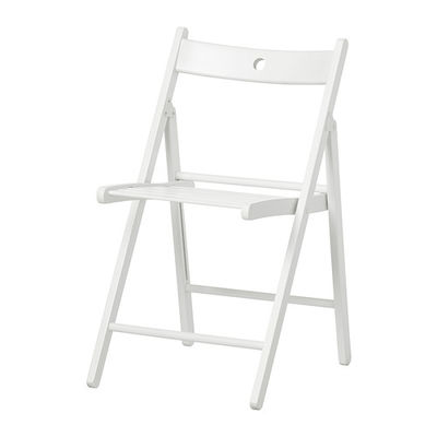 Chaise Bois Blanche Pliante