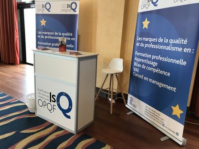 Comptoir d'Accueil blanc ou noir