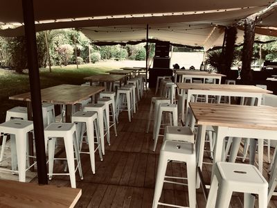 Table Haute plateau bois